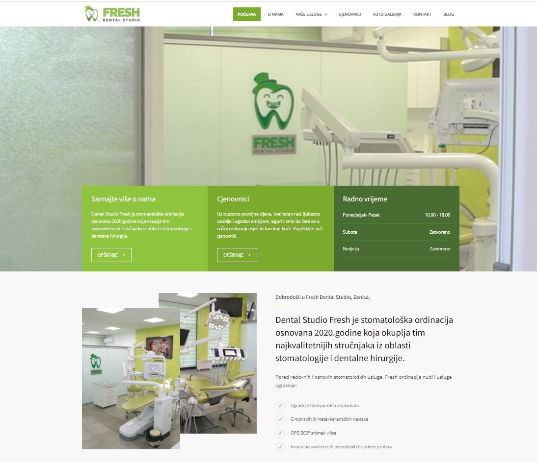 Stomatološka ordinacija Fresh Dental