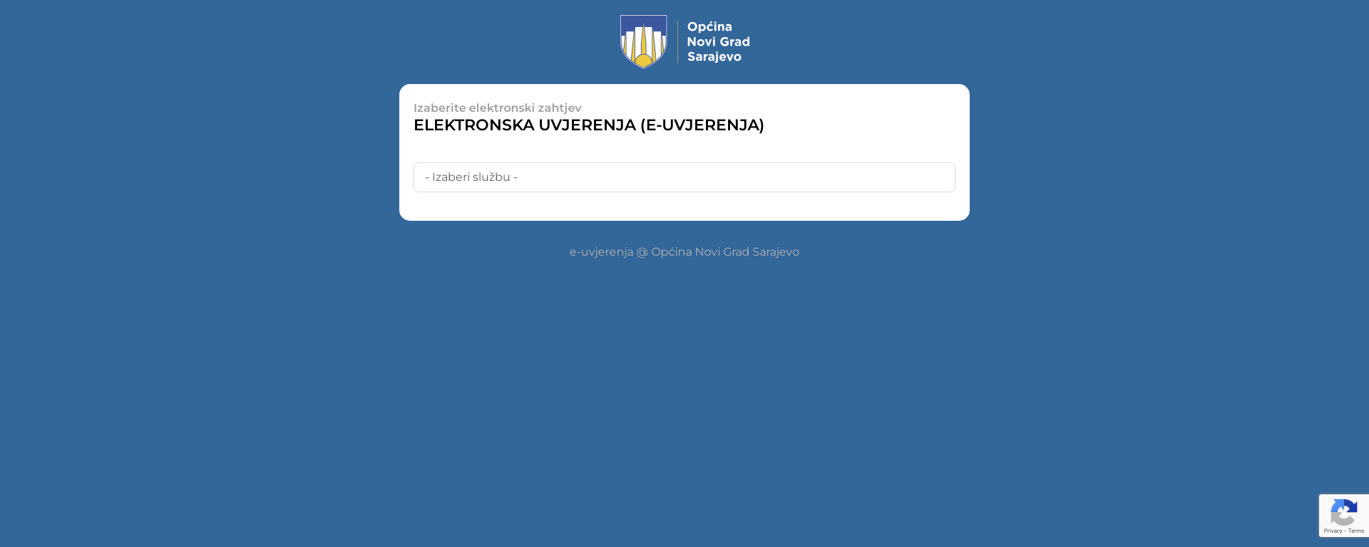 E-Uvjerenja - elektronska prijava javnih zahtjeva